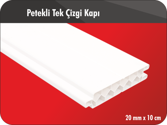BEYAZ PETEKLİ KAPI LAMBRİ