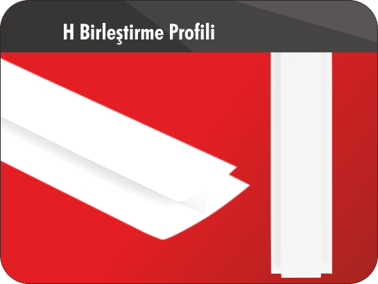  H BİRLEŞTİRME PROFİLİ