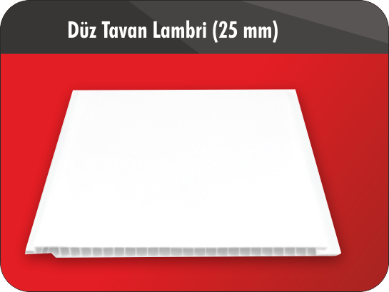 DÜZ TAVAN LAMBRİ (25)CM